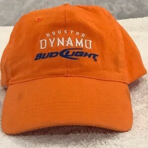 Anheuser-Busch Houston Dynamo Adjustable Orange Soccer Cap